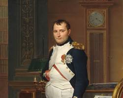 Image of JacquesLouis David Napoleon Bonaparte portrait