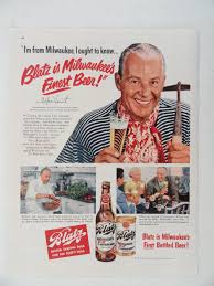 Vintage Late 1940'S Blatz Beer Mini Beer Bottle, Empty With Cap Intact,  Torn Label - Etsy