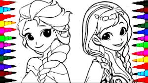 Get it as soon as wed, jun 9. Coloring Pages Disney Frozen Cartoon Elsa And Anna Coloring Book Videos For Children Learning Colors Youtube