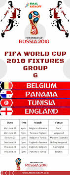 Fifa World Cup 2018 Match Schedule Group G Soccer World Cup 2018 World Cup World Cup Match