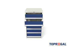 Beide regale werden aus mdf gefertigt, aufwendig von hand geschliffen. Werkzeugschrank Ws6 Mit 6 Schubladen 54 8cm Tief Fur Lagerregal Mfr1000 Topregal
