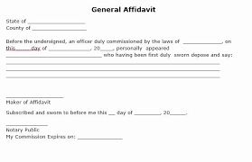 This type of notarizing is usually used as a form of proof that the signatory of the affidavit has accomplished a certain task and is now credible to either leave or start a new task or job elsewhere. Free General Affidavit Form Download Lovely Free General Affidavit Form Pdf Template Statement Template Letter Of Employment Word Template