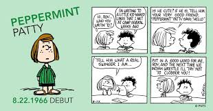 All wiki arcs characters companies concepts issues locations movies people teams things volumes series episodes editorial videos articles reviews features. Charles M Schulz Museum On Twitter Peppermint Patty First Appeared In Peanuts 53 Years Ago Today In A Strip Published On August 22 1966 Peppermint Patty S Distinct Personality Athleticism And Trademark Sandals