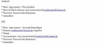 Sophie Scholl Gesamtschule Iserv