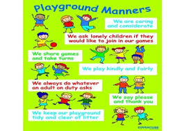 Do S And Don T For Outdoor Play Never Talk To Strangers Never Stand In Front Or Back Of Swing Teach Them Not To Come Ac Playground Manners Recess Games
