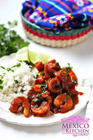 A smokey red sauce with shrimp. Deviled Shrimp Recipe Camarones A La Diabla Mexican Recipes