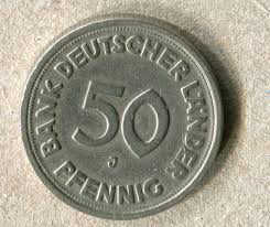 Zum verkauf steht ein 50 pfennig stück von 1949 bank deutschen länder f versand wäre 3 euro. 50 Pfennig Bank Deutscher Lander Pragestatte J Ohne Jahreszahl Deutsches Munzenforum