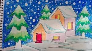 What season is it ? Images Of Easy Winter Drawings