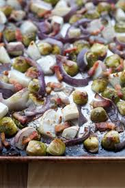 Here's the best way roast brussels sprouts in the oven and a few ways to insure that your brussels get as crispy as possible. Spicy Roasted Brussels Sprouts Turnips And Onion With Bacon Paleo Whole30 A Modest Feast Amodestf Spicy Roasted Roasted Brussel Sprouts Turnip Recipes