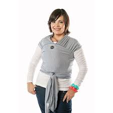 Moby Wrap Bamboo Wrap Baby Carrier Bamboo Denim Stripes Walmart Com Walmart Com
