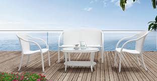 You would certainly get a cottage feel with a wicker furniture set like this one in floral prints for the chair's pads. Get The Classic Charm Of 15 White Wicker Furniture Home Design Lover
