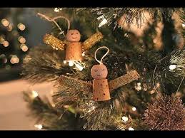 Handmade one of a kind beach decor seashell christmas angel ornament. Repurposed Wine Cork Angel Ornament Tutorial Youtube