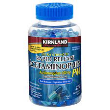 Kirkland Signature Acetaminophen Pm 500 Mg 375 Capsules