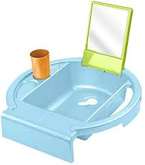 Rotho Babydesign Mini Lavabo Fonctionnel Bleu Vert Pomme Mandarine Amazon Fr Serviette De Toilette Lavabo Porte Serviette