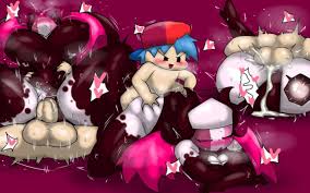 friday night funkin, boyfriend (friday night funkin), sarvente  (dokki.doodlez), sarvente (friday night funkin), enigi09 - Rule 34 World