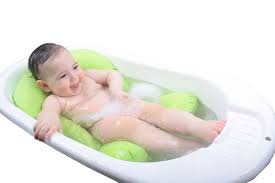 Tub + bath seat hybrid; Batya Baby Bath Seat Tub Bather Seats Safety Bathing Bathtub Support Newborn Infant Girl Boy Cushion Gift Present Des Baby Bath Seat Baby Bath Newborn Bath Tub
