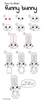 Art Lessons For Your Children To Simply Help Them Draw Craft And Paint Lessons Are Ideal For Elementary And Presc Easy Drawings Bunny Drawing Drawing For Kids