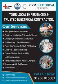 Crm electrical services are an electrical company based in cumbernauld. Crm Electrical Services Home Facebook