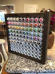 There are many commercial products such as golden fluid acrylics , artist's loft flow acrylics, primal flow paint, matisse flow acrylics or da vinci fluid acrylics; Acrylic Paint Storage Craft Room Organization Diy Acrylic Paint Storage Paint Storage