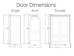 Exterior Door Size Chart Magnaspec Co