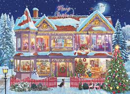 Ravensburger puzzles 1000 pieces christmas. Eurographics Getting Ready For Christmas Jigsaw Puzzle 1000 Pieces Pdk