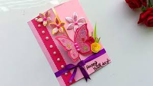 Here are 23 handmade birthday cards to inspire your diy. Beautiful Handmade Birthday Card Birthday Card Idea In 2021 Handmade Birthday Cards Fabric Flowers Diy Cards Handmade