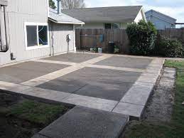 12 Some Of The Coolest Initiatives Of How To Makeover Backyard Landscape Ideas Concrete Backyard Concrete Patio Designs Stamped Concrete Patio Designs