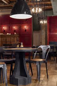 Buy dining tables and dining chairs at the warehouse. Bottega Wine Tapas Bar Kyiv Ukraine Yova Yager Design