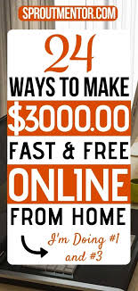 Make Money Online Fast And Free Easy No Scams Pin On Work From Home