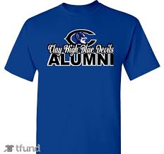 Clay High School Alumni T Shirt Reunion Shirts T Shirt Fundraiser School Spirit Shirts