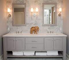 A perfect choice for a double sink bathroom would be mirrea's 48 in modern led vanity light. Cabinet Bathroom Design Bathroom Styling Beautiful Bathroom Vanity