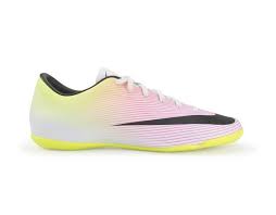 Nike Men S Mercurial Victory V Indoor Soccer Shoes White Black Volt Soccer Shoes Soccer Shoes Indoor Indoor Soccer Cleats