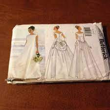 Butterick Plus Size Wedding Dress Pattern No 6926 In Sizes Etsy Wedding Dress Patterns Plus Size Wedding Plus Size