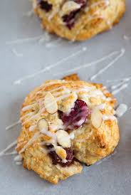 Cherry Almond Scones With All Purpose Flour Granulated Sugar Baking Powder Baking Soda Salt Unsalted Butter But Scone Recipe Cherry Recipes Cherry Scones