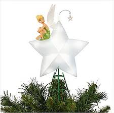 Amazon De Offizielle Tinkerbell Weihnachtsbaumspitze Weihnachtsbaumspitze Disney Weihnachtsschmuck Weihnachten