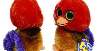 Ty 39 S Thankful The Turkey Beanie Boo Beanie Boo Teddy Toy Soft Kawaii Plushies Beanie Boo Teddy