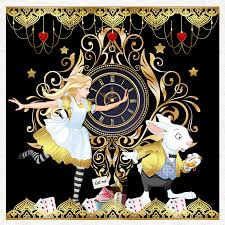 Though visually stunning, alice in wonderland is more funny than anything else (thanks mostly to depp's mad hatter). Alice Wonderland New Year Alice Print Quality Fabric Cushion Upholstery Craft Quilt Panel