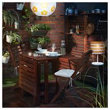 Applaro Klapptisch Aussen Braun Las Braun Ikea Deutschland Used Outdoor Furniture Small Balcony Decor Ikea Applaro
