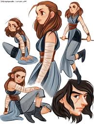 Sketch Sauce Star Wars Drawings Star Wars Fan Art Rey Star Wars