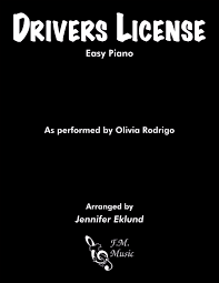Whether you're an absolute beginner or a seasoned professional, we hope you've come to talk about pianos. Drivers License Easy Piano By Olivia Rodrigo F M Sheet Music Pop Arrangements By Jennifer Eklund