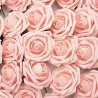 2020savings.net has been visited by 10k+ users in the past month Bulk Real Touch Artificial Rose Buds Foam Flowers Heads Pack Of 50 Ebay