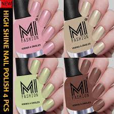Ahead, 12 shades that'll give you the prettiest manicure of all time. Mi Fashion Nail Polishes Combo Of 4 Nude Pink Base Nude Mint And Brown Nude Amazon In Beauty