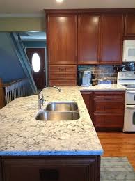 Medium Brown Cabinets With Cambria Quartz Photos Brown Cabinets Maple Kitchen Cabinets Brown Kitchen Cabinets