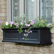 Maybe you would like to learn more about one of these? Mayne Fairfield 4 Ft Self Watering Black Window Box 5823 B Rona