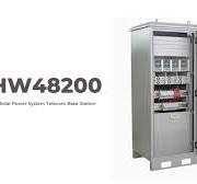 station de base hybride SHW48200 de télécom de système d'alimentation  solaire de 48VDC MPPT