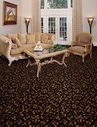 Dark Elegant Pattern Carpet In The Living Area Traditional Design Patterned Carpet Teal Carpet Carpet Flooring