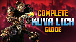 Kuva liches are created when a kuva larvling spawns into a 20+ grineer mission and is killed by the player. Warframe Complete Kuva Lich Guide Youtube