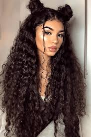 Half up half down side ponytail. 5 Ways You Can Style Naturally Curly Hair And Look Amazing Society19