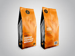 Free Coffee Pouch Package Mockup Free Mockup Pouch Packaging Free Coffee Packaging