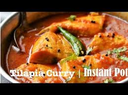 Instant Pot Tilapia Fish Curry Is A Light Coconut Milk Based Fish Curry That Requires Very Few Spices In 2020 Fish Curry Recipe Instant Pot Dinner Recipes Fish Curry